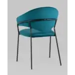 Стул Алексис велюр сине-зелёный УТ000035129 Stool Group (Стул груп)