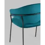 Стул Алексис велюр сине-зелёный УТ000035129 Stool Group (Стул груп)