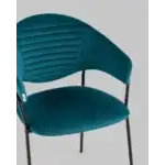 Стул Алексис велюр сине-зелёный УТ000035129 Stool Group (Стул груп)