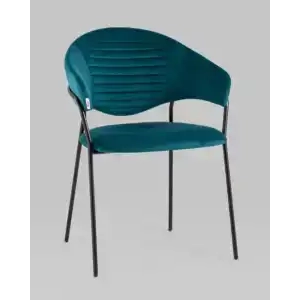 Стул Алексис велюр сине-зелёный УТ000035129 Stool Group (Стул груп)