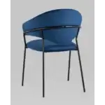 Стул Алексис велюр синий УТ000035126 Stool Group (Стул груп)