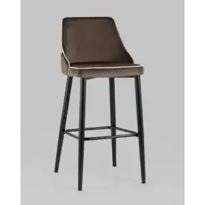 Стул барный Коби велюр коричневый УТ000025311 Stool Group (Стул груп)