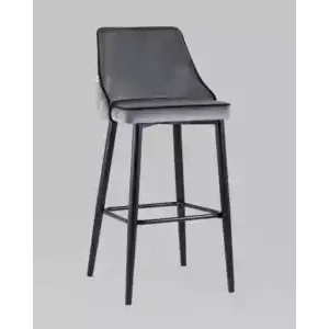 Стул барный Коби велюр серый УТ000025309 Stool Group (Стул груп)