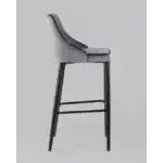 Стул барный Коби велюр серый УТ000025309 Stool Group (Стул груп)