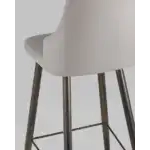 Стул барный Коналл экокожа серый УТ000025934 Stool Group (Стул груп)