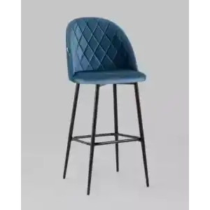 Стул барный Марсель велюр пыльно-синий УТ000025277 Stool Group (Стул груп)