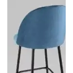 Стул барный Марсель велюр пыльно-синий УТ000025277 Stool Group (Стул груп)