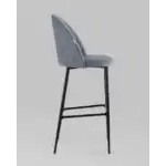 Стул барный Марсель велюр серый УТ000025278 Stool Group (Стул груп)