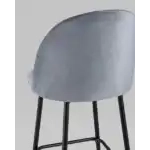 Стул барный Марсель велюр серый УТ000025278 Stool Group (Стул груп)