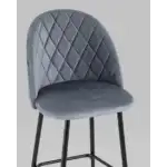 Стул барный Марсель велюр серый УТ000025278 Stool Group (Стул груп)