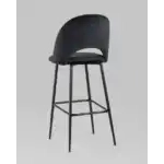 Стул барный Меган велюр черный УТ000025285 Stool Group (Стул груп)