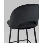 Стул барный Меган велюр черный УТ000025285 Stool Group (Стул груп)