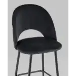 Стул барный Меган велюр черный УТ000025285 Stool Group (Стул груп)