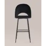 Стул барный Меган велюр черный УТ000025285 Stool Group (Стул груп)