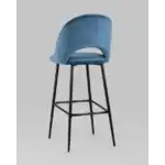 Стул барный Меган велюр пыльно-синий УТ000025287 Stool Group (Стул груп)