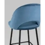 Стул барный Меган велюр пыльно-синий УТ000025287 Stool Group (Стул груп)