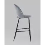 Стул барный Меган велюр серый УТ000025288 Stool Group (Стул груп)