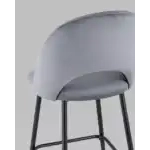 Стул барный Меган велюр серый УТ000025288 Stool Group (Стул груп)