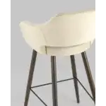 Стул барный Саймон велюр бежевый УТ000025191 Stool Group (Стул груп)