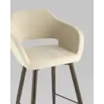 Стул барный Саймон велюр бежевый УТ000025191 Stool Group (Стул груп)