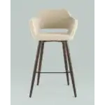 Стул барный Саймон велюр бежевый УТ000025191 Stool Group (Стул груп)