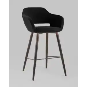 Стул барный Саймон велюр черный УТ000025186 Stool Group (Стул груп)