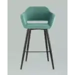 Стул барный Саймон велюр морской УТ000025183 Stool Group (Стул груп)