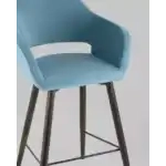 Стул барный Саймон велюр пыльно-голубой УТ000025189 Stool Group (Стул груп)