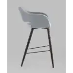 Стул барный Саймон велюр серый УТ000025181 Stool Group (Стул груп)