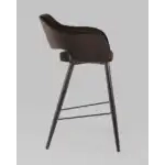 Стул барный Саймон велюр темно-коричневый УТ000025187 Stool Group (Стул груп)