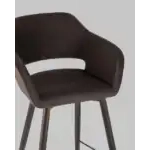 Стул барный Саймон велюр темно-коричневый УТ000025187 Stool Group (Стул груп)