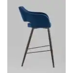 Стул барный Саймон велюр тёмно-синий УТ000025182 Stool Group (Стул груп)