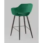 Стул барный Саймон велюр темно-зеленый УТ000025184 Stool Group (Стул груп)