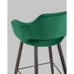 Стул барный Саймон велюр темно-зеленый УТ000025184 Stool Group (Стул груп)