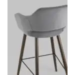 Стул барный Саймон велюр тёмно-серый УТ000025180 Stool Group (Стул груп)