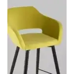 Стул барный Саймон велюр золотистый УТ000025190 Stool Group (Стул груп)
