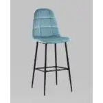 Стул барный Тейлор велюр пыльно-голубой УТ000025336 Stool Group (Стул груп)