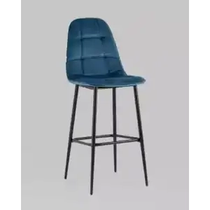 Стул барный Тейлор велюр пыльно-синий УТ000025332 Stool Group (Стул груп)