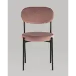 Стул Бриф велюр пыльно-розовый УТ000036503 Stool Group (Стул груп)