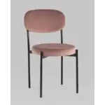 Стул Бриф велюр пыльно-розовый УТ000036503 Stool Group (Стул груп)