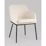 Стул Кози ткань букле молочный УТ000036133 Stool Group (Стул груп)