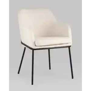 Стул Кози ткань букле молочный УТ000036133 Stool Group (Стул груп)