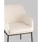 Стул Кози ткань букле молочный УТ000036133 Stool Group (Стул груп)