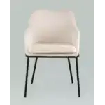 Стул Кози ткань букле молочный УТ000036133 Stool Group (Стул груп)
