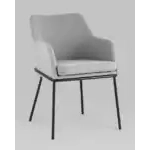 Стул Кози ткань букле серый УТ000036135 Stool Group (Стул груп)