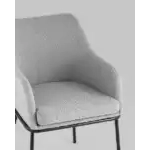 Стул Кози ткань букле серый УТ000036135 Stool Group (Стул груп)