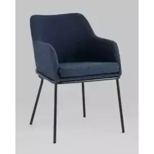 Стул Кози ткань букле синий УТ000036132 Stool Group (Стул груп)