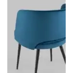 Стул-кресло Дарелл велюр синий УТ000035303 Stool Group (Стул груп)