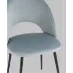 Стул Меган NEW велюр с ромбами серый УТ000035475 Stool Group (Стул груп)