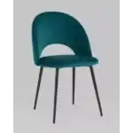 Стул Меган NEW велюр с ромбами сине-зелёный УТ000035477 Stool Group (Стул груп)
